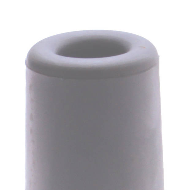 Deltafix Deurbuffer - deurstopper - grijs - rubber - 75 x 40 mm - Deurstoppers