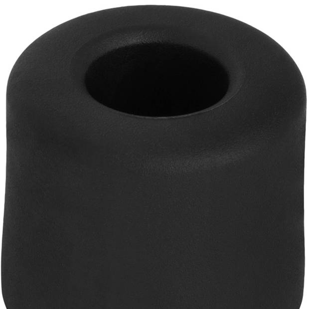 Deltafix Deurbuffer - deurstopper - zwart - rubber - 30 x 25 mm - Deurstoppers