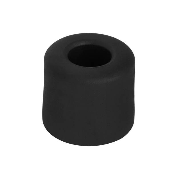 Deltafix Deurbuffer - 2x - deurstopper - zwart - rubber - 30 x 25 mm - Deurstoppers