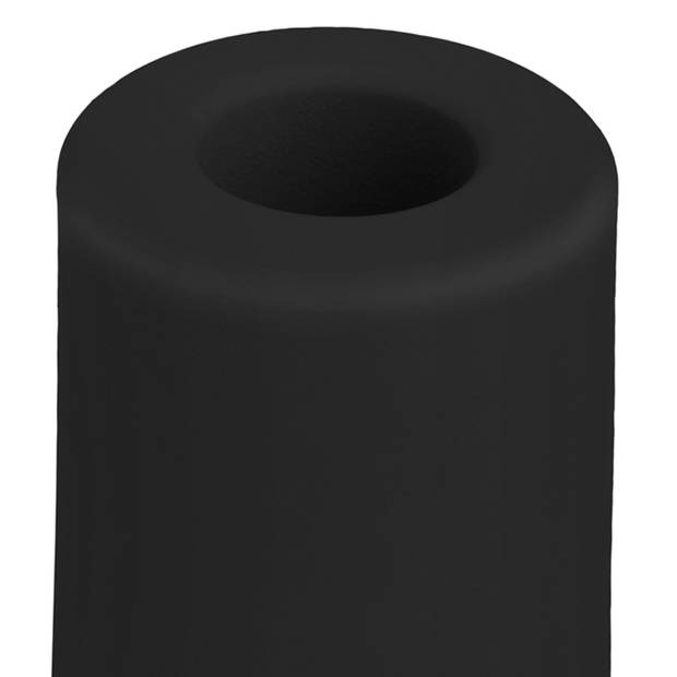 Deltafix Deurbuffer - 2x - deurstopper - zwart - rubber - 50 x 35 mm - Deurstoppers