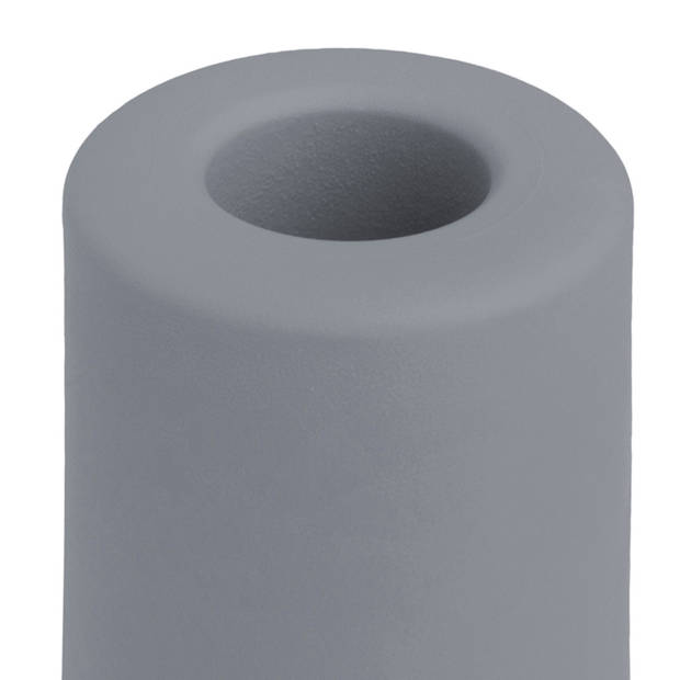 Deltafix Deurbuffer - deurstopper - grijs - rubber - 50 x 35 mm - Deurstoppers