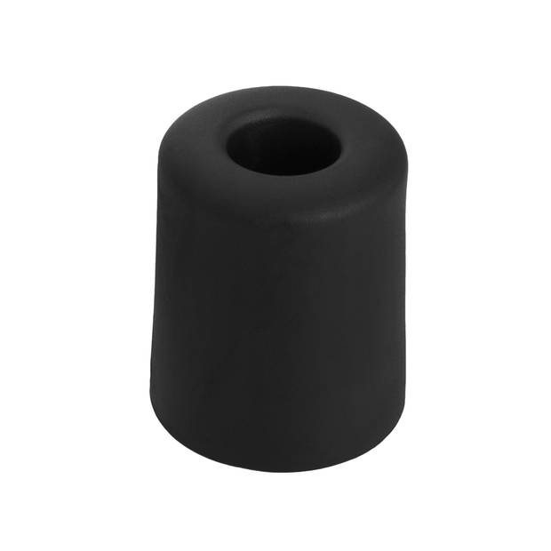 Deltafix Deurbuffer - 2x - deurstopper - zwart - rubber - 35 x 30 mm - Deurstoppers