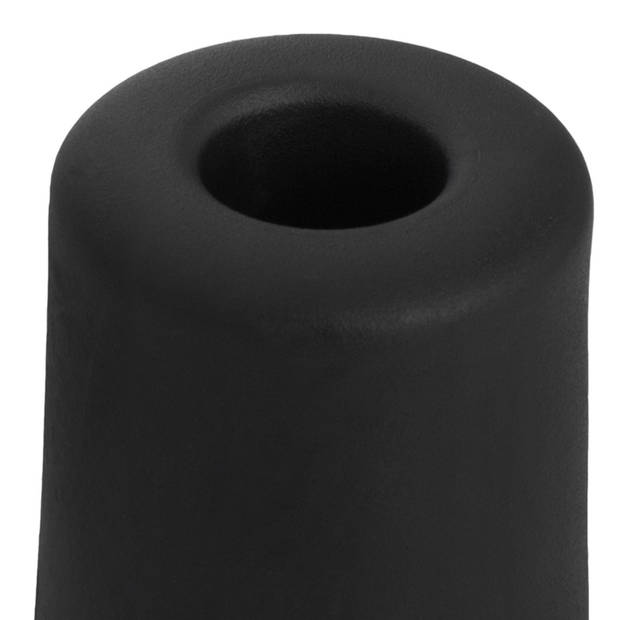 Deltafix Deurbuffer - 2x - deurstopper - zwart - rubber - 35 x 30 mm - Deurstoppers