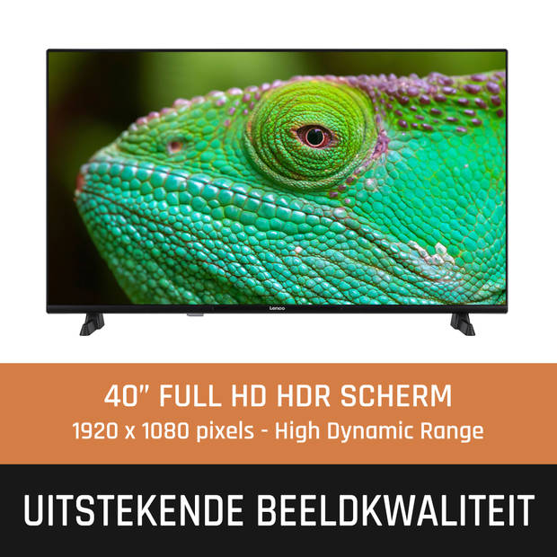 40" Android Smart TV, Full HD Lenco Zwart