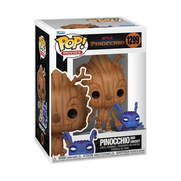 Pop Movies: Pinocchio (Netflix) - Pinocchio & Cricket - Funko Pop #1299