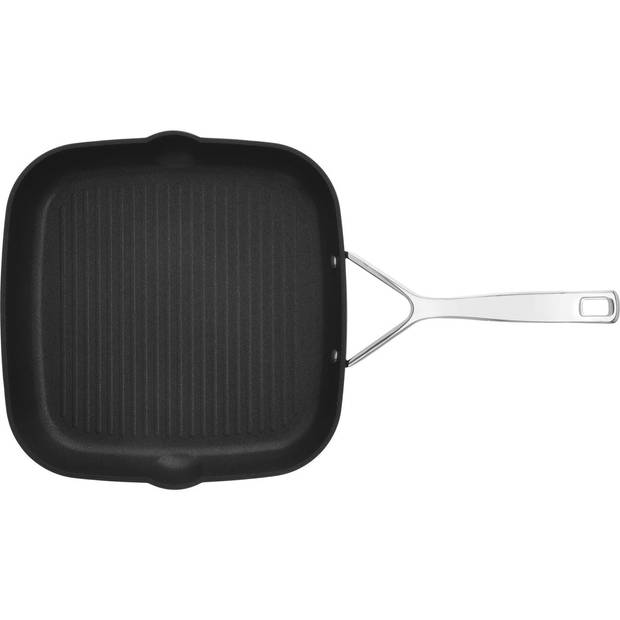 Demeyere Alu Pro grillpan - 28 x 28 cm - zwart