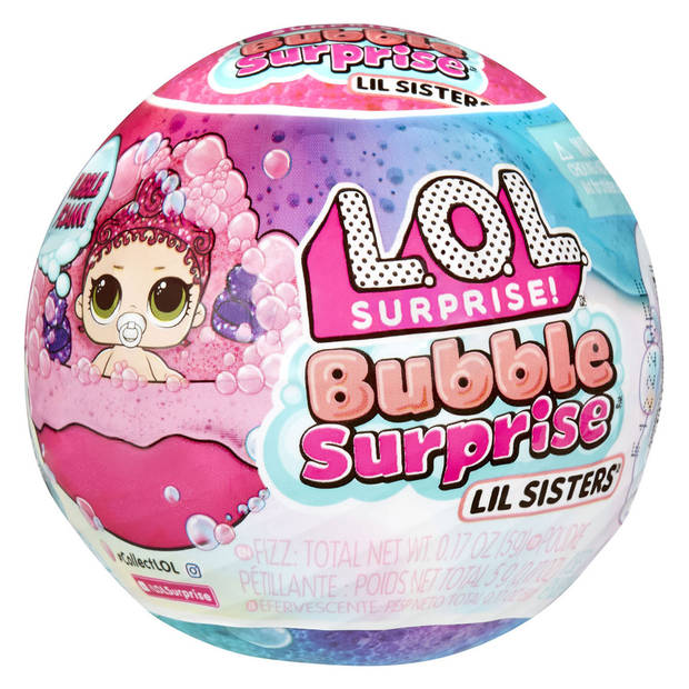 MGA Entertainment Surprise Bubble Surprise Lil Sisters Mini Pop