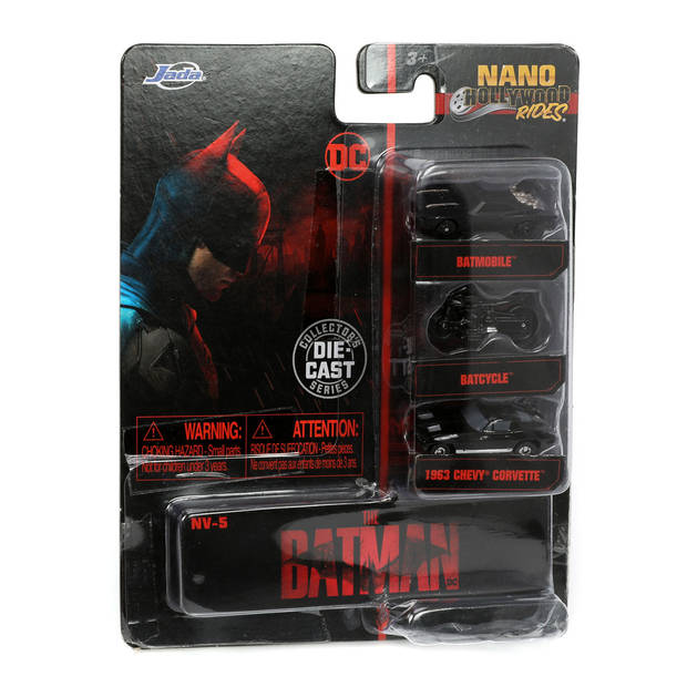 Jada Toys Jada Die-Cast Nano Auto's, 3st.