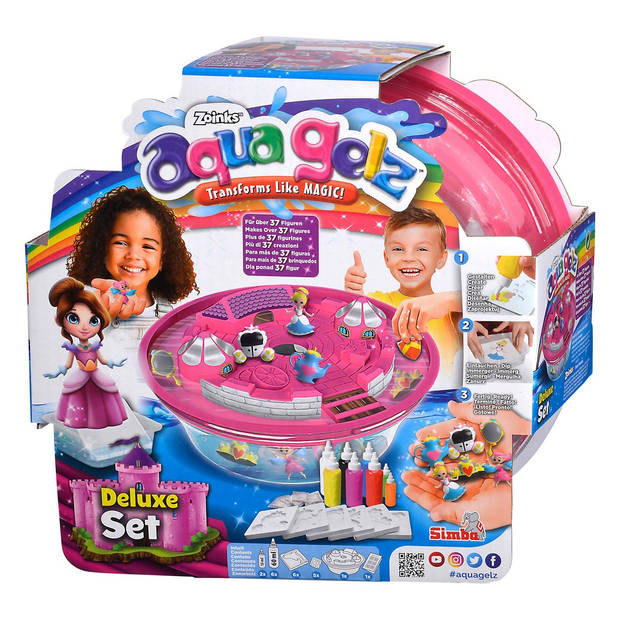 Simba Aqua Gelz Deluxe Prinses en Kasteel, 21dlg.