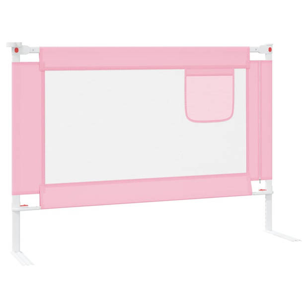 The Living Store Bedhekje Peuter 90x25 cm Stof Roze