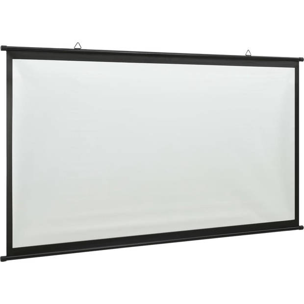 The Living Store projectiescherm Zwart - 183 x 137 cm - 90" - 4-3 - Draagbaar en eenvoudig te bevestigen - Duurzaam en
