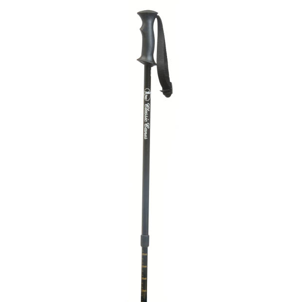 Classic Canes Trekkingstok - Zwart - Aluminium - Verstelbaar - Lengte 70 - 145 cm
