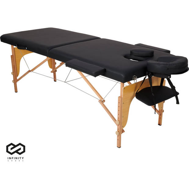 Infinity Goods Massagetafel - Inklapbaar - 250KG Draagvermogen - 8 Hoogtestanden - Incl. Opbergtas - Behandeltafel -