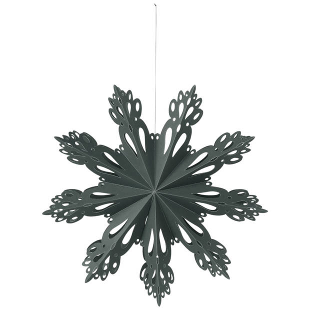 Broste copenhagen hangornament snowflake star deep forest