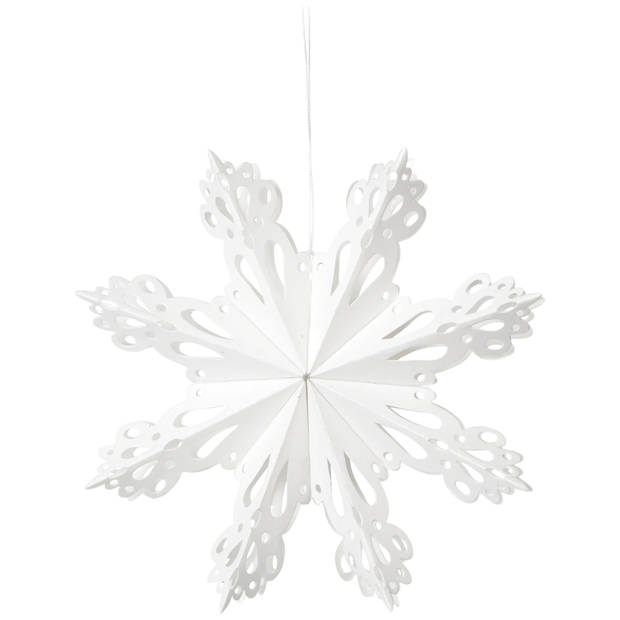 Broste copenhagen hangornament snowflake star white