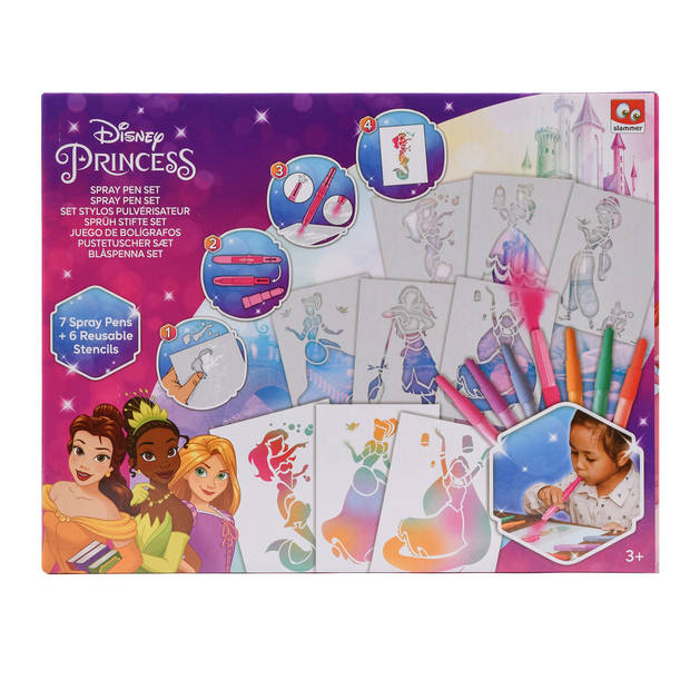 Princess Spray Pennen Set - Blaas pennen