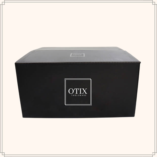 OTIX Theeglazen met Oor - Theemok - Theetassen - 12 Stuks - 340ml - Glas - Latte Macchiato Glazen