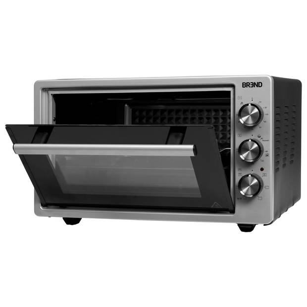 BREND BR-2210 Elektrische Oven Vrijstaand - Zelfreinigend - 37 Liter - RVS