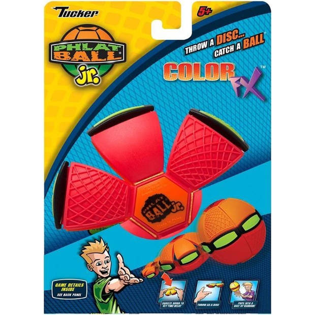 Goliath Phlat Ball jr. Color FX rood/oranje - 15cm