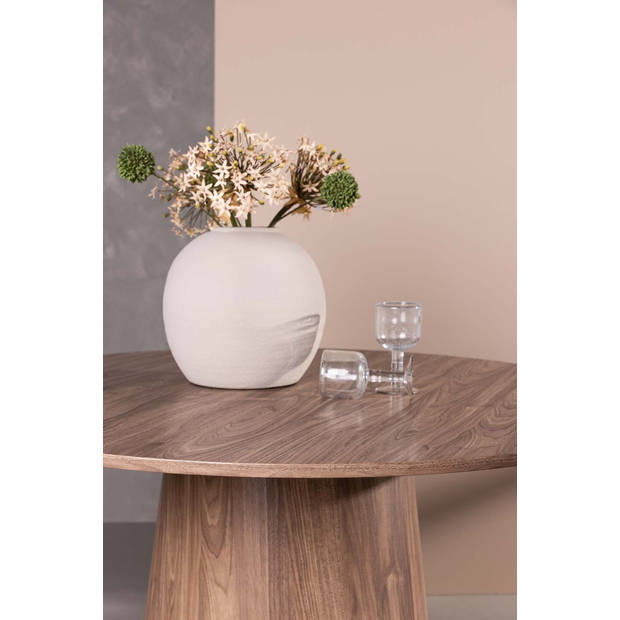 Lanzo eetkamertafel Ø120cm naturel.