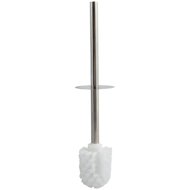 MSV Toiletborstel houder/WC-borstel - 2x - appelgroen - kunststof - 35 cm - Toiletborstels