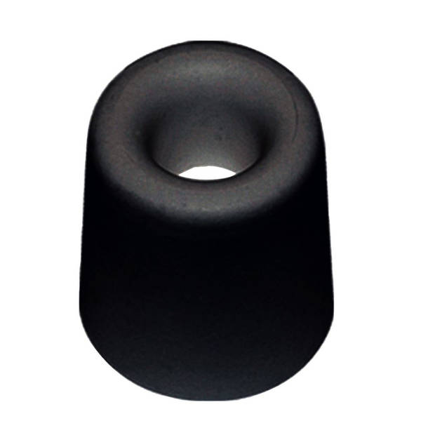 QlinQ Deurbuffer - 2x - deurstopper - zwart - rubber - 30 x 25 mm - Deurstoppers