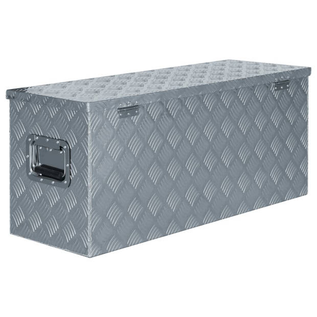 The Living Store Trailerkist - Aluminium Box - 90.5 x 35 cm - Roestbestendig