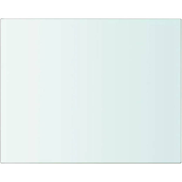 The Living Store Glazen Schap - 20 x 25 cm - 8 mm dikte - Transparant