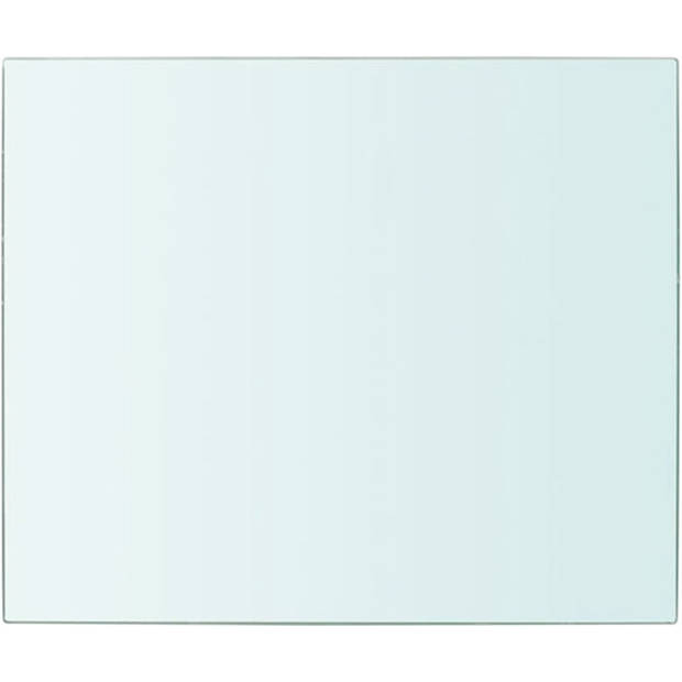 The Living Store Glazen Schap - 30 x 25 cm - 8 mm Glas - Transparant