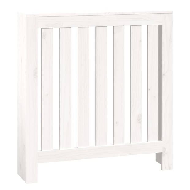 The Living Store Radiatorombouw - Grenenhout - Plankruimte - White - 79.5x19x84cm