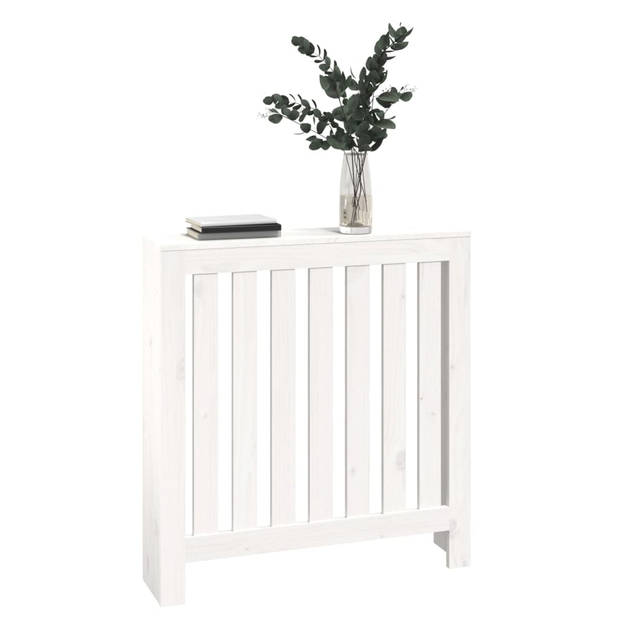 The Living Store Radiatorombouw - Grenenhout - Plankruimte - White - 79.5x19x84cm