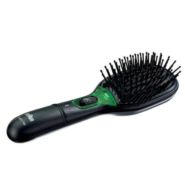 Braun Satin Hair 7 Brush BR710E Haarborstel - IONTEC technologie tegen pluis - Zwart