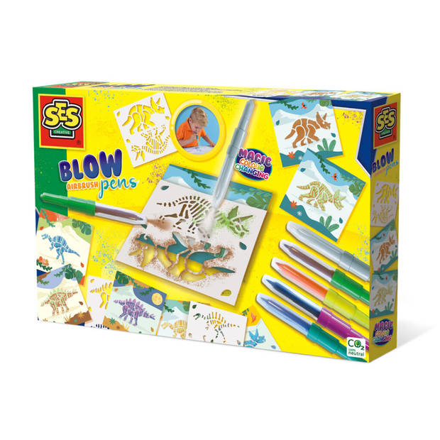 Blow airbrush pens - Dinos magisch kleurveranderen