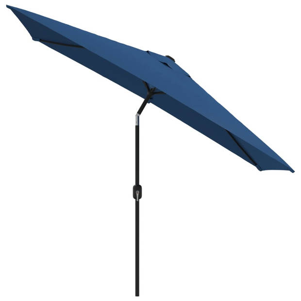 The Living Store Tuinparasol - 300 x 200 x 252 cm - azuurblauw - UV-beschermend polyester