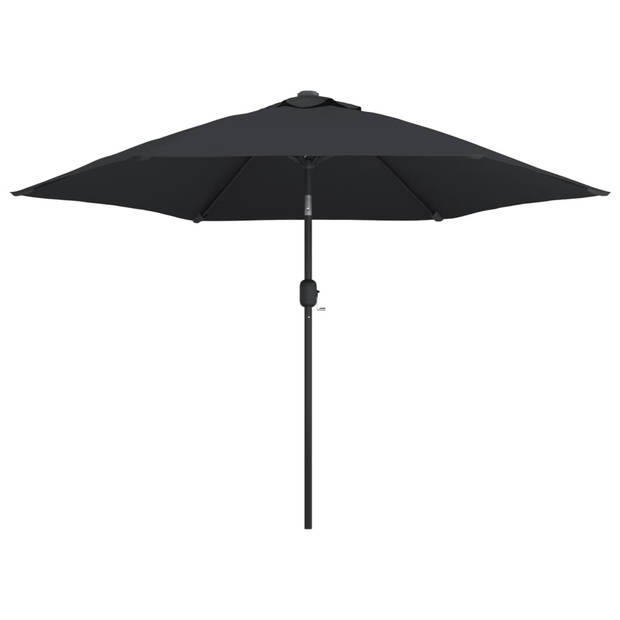 The Living Store Parasol - Zwart - 300 x 222 cm - 38 mm paaldiameter - Polyester