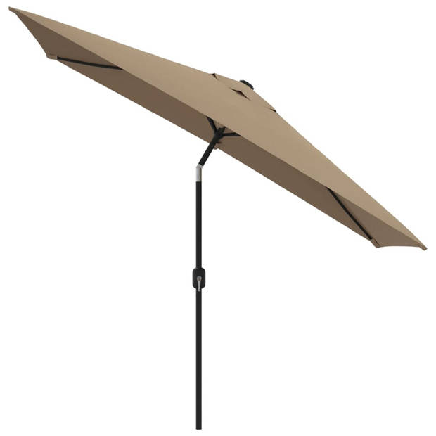 The Living Store Parasol Exclusive - 300x200x252 cm - Taupe - Polyester - 38 mm paaldiameter