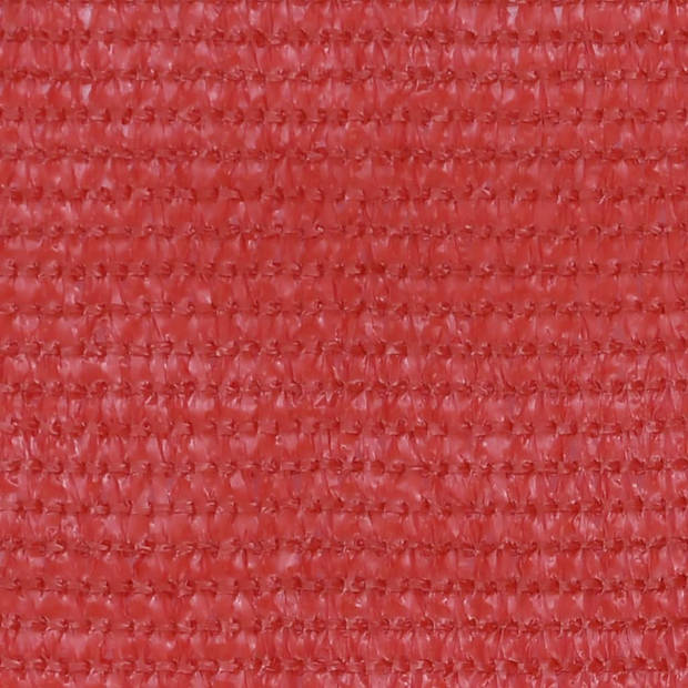 vidaXL Balkonscherm 75x600 cm HDPE rood
