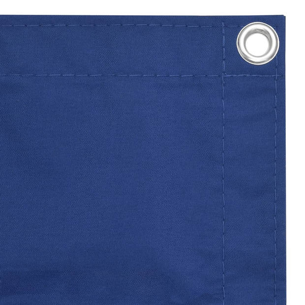 vidaXL Balkonscherm 120x600 cm oxford stof blauw