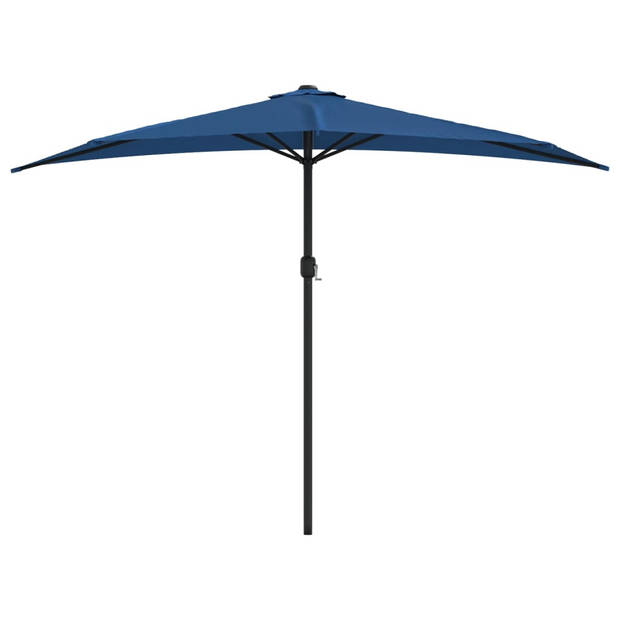 The Living Store Parasol Halfrond - 300 x 155 x 223 cm - Blauw