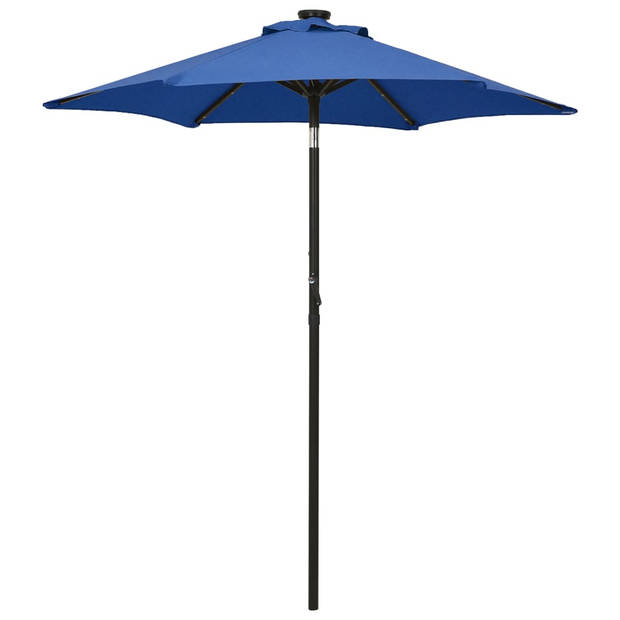 The Living Store Parasol - Aanpasbaar - UV-bescherming en vochtbestendig - Inklapbaar - Draagbaar - Aluminium paal - 6