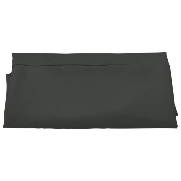 The Living Store Parasoldoek Vervanging - 300 cm - Antraciet - UV-beschermend polyester