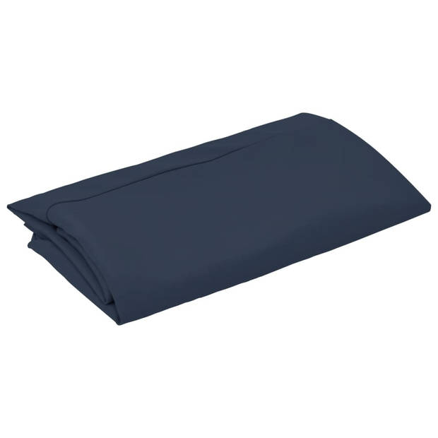 The Living Store Parasoldoek - Blauw - 350 cm - UV-beschermend en anti-vervagend - 100% polyester