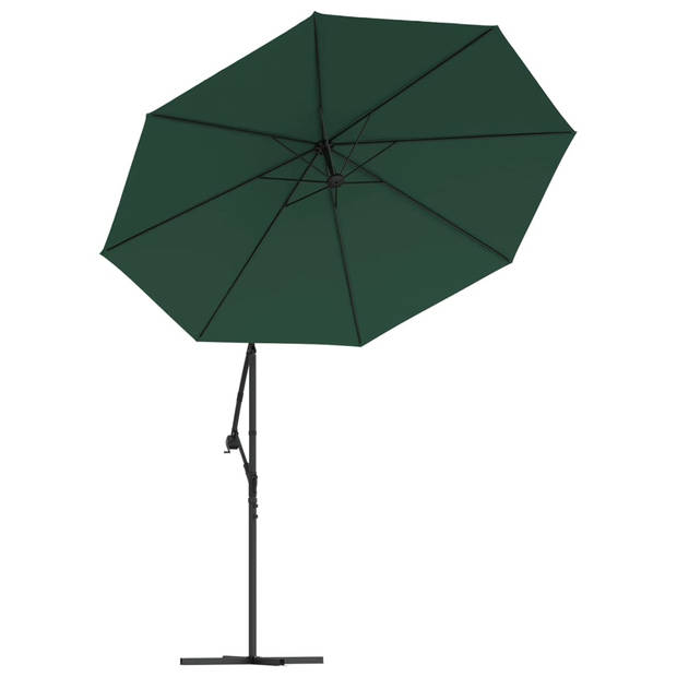 The Living Store Parasoldoek Groen - Polyester - 300 cm - UV-bescherming