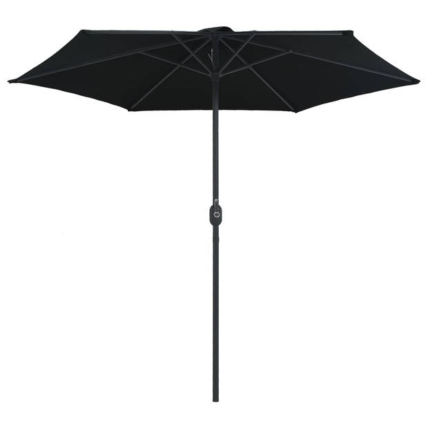 The Living Store Tuinparasol - 270 x 246 cm - zwart