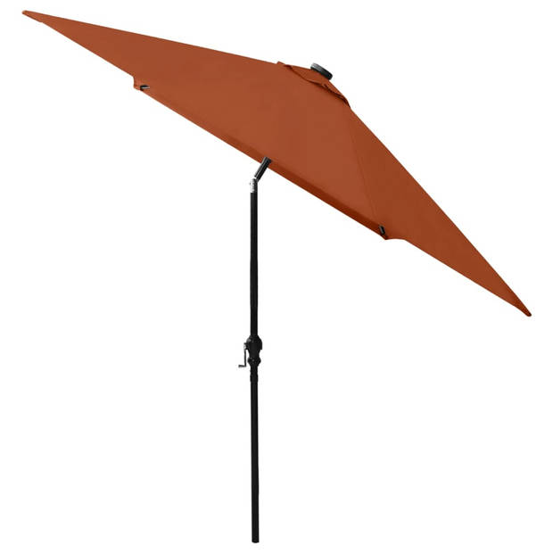 The Living Store Parasol Terracotta 200x300x247 cm - UV-beschermend en draagbaar