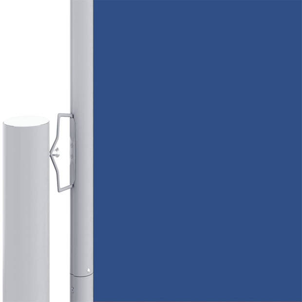 vidaXL Windscherm uittrekbaar 117x1000 cm blauw