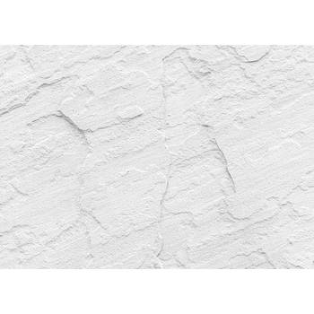 Inductiebeschermer - Gestucte Witte Muur - 30x52 cm