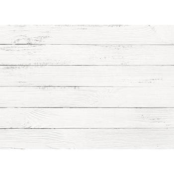 Inductiebeschermer - Witte Planken - 57.6x51.6 cm