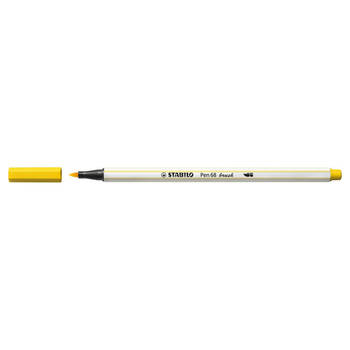 Stabilo Pen 68 Brush 44 Geel