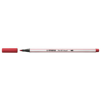 Stabilo Pen 68 Brush 50 Donkerrood